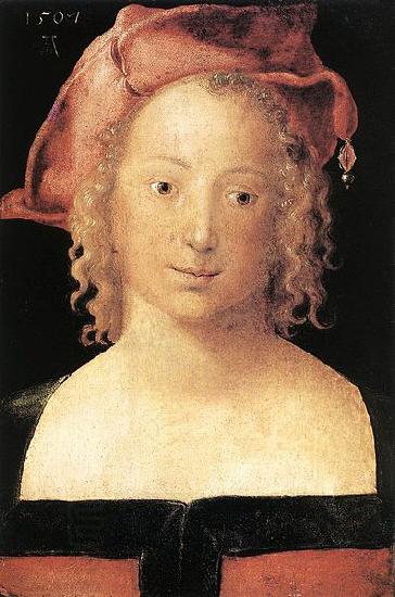 Albrecht Durer Portrait of a Young Girl oil painting picture